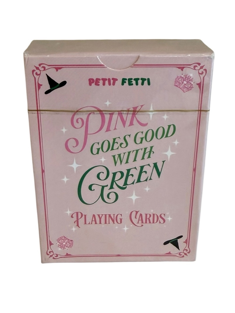 NEW PETIT FETTI Pink Goes Good With Green Wicked Collectible Playing Card Set - Picture 4 of 6